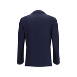 Lardini Blue Wool Oves Aries Jacket