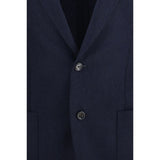 Lardini Blue Wool Oves Aries Jacket