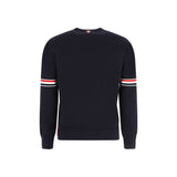 Thom Browne Blue Cotton Sweatshirt
