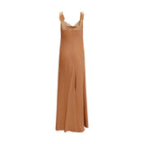 Forte_Forte Beige Acetate Casual Dress