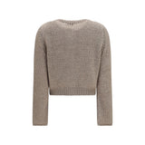 Forte_Forte Beige Silk Cardigan