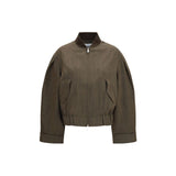 Ganni Bicolor Wool Oves Aries Bomber