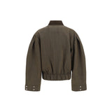 Ganni Bicolor Wool Oves Aries Bomber