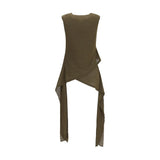 Ganni Bicolor Polyester Blouse