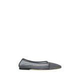 Dear Frances Gray Calf Leather Bos Taurus Ballet Flats