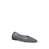 Dear Frances Gray Calf Leather Bos Taurus Ballet Flats