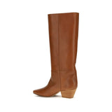 Forte_Forte Brown Calf Leather Bos Taurus Ankle Boots