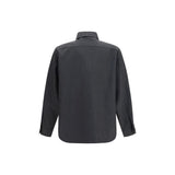 Valentino Garavani Gray Polyester Full-Length Jacket