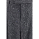 Valentino Garavani Gray Wool Oves Aries Pants