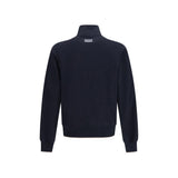 Dolce & Gabbana Blue Polyamide Full-Length Jacket