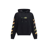 Off-White Black Cotton Sweatshirt