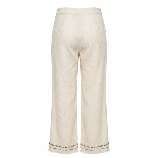 Trussardi Jeans White Cotton Women's Pants