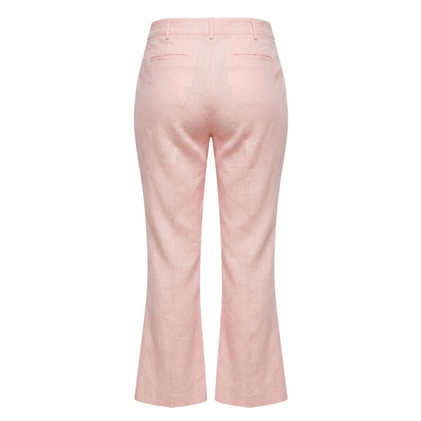 Trussardi Jeans Pink Flax Women Pants