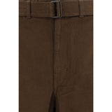 Lemaire Brown Cotton Casual Pants