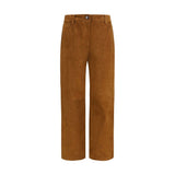 Magda Butrym Brown Lambskin Pants