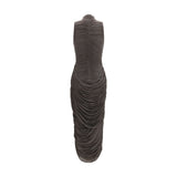Magda Butrym Gray Copper Cocktail Dress