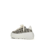 Casadei Multicolor Fabric Platform Sneakers