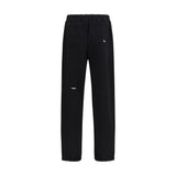 Represent Black Cotton Athletic Pants