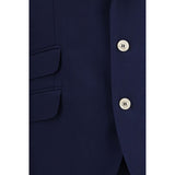 Brunello Cucinelli Blue Wool Oves Aries Two-Piece Suit