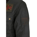 Barbour International Bicolor Cotton Full-Length Jacket