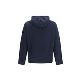 Stone Island Blue Cotton Sweatshirt