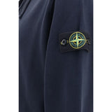Stone Island Blue Cotton Sweatshirt