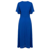 Trussardi Jeans Blue Polyester Women Dress