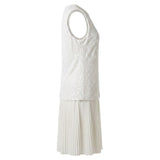 Trussardi Jeans White Polyester Women Dress