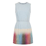 Trussardi Jeans Blue Cotton Women Dress