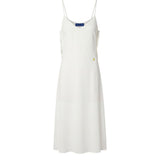 Trussardi Jeans White Polyester Women Dress