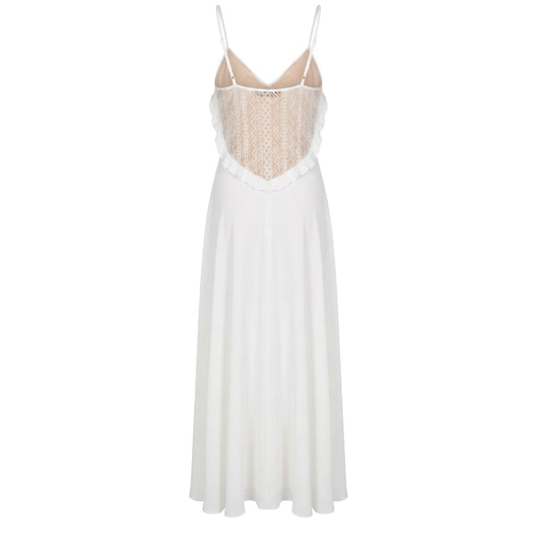 Trussardi Jeans White Polyester Women Dress