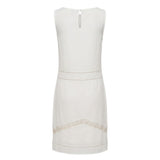 Trussardi Jeans White Polyester Women Dress