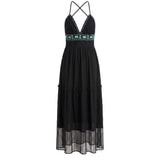 Trussardi Jeans Black Cotton Women Dress