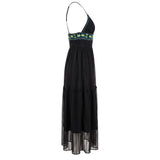 Trussardi Jeans Black Cotton Women Dress
