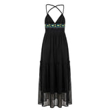 Trussardi Jeans Black Cotton Women Dress