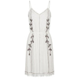 Trussardi Jeans White Cotton Women Dress