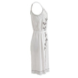 Trussardi Jeans White Cotton Women Dress