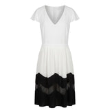 Trussardi Jeans White Polyester Women Dress