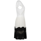 Trussardi Jeans White Polyester Women Dress