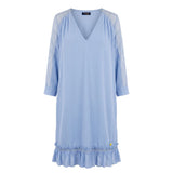 Trussardi Jeans Blue Polyester Women Dress