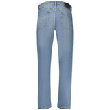 Hugo Boss Blu Cotton Men's Slim Jeans