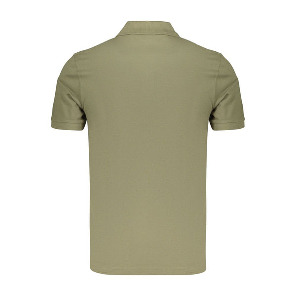 Hugo Boss Green Cotton Men's Polo Shirt