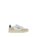 Autry White Calf Leather Bos Taurus Athletic Sneakers