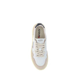 Autry White Calf Leather Bos Taurus Athletic Sneakers