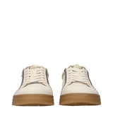Jimmy Choo Beige Leather Sneakers