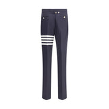 Thom Browne Blue Wool Oves Aries Dress Pants