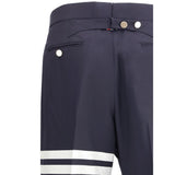 Thom Browne Blue Wool Oves Aries Dress Pants