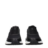 Jimmy Choo Black Fabric Athletic Sneakers