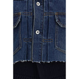 Sacai Blue Cotton Denim Jacket