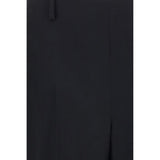 Khaite Black Polyester Casual Pants